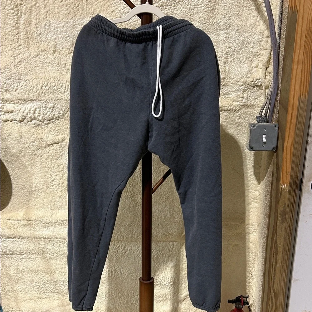 Fruit of the Loom Dark Gray Joggers - Picture 1 of 5